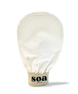 GANT EXFOLIANT EN SOIE BRUT